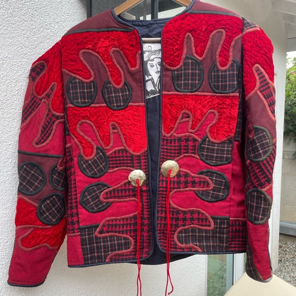 La Coleccion Judith Roberts Jackets & Blazers - Judith Roberts Patchwork Western Jacket